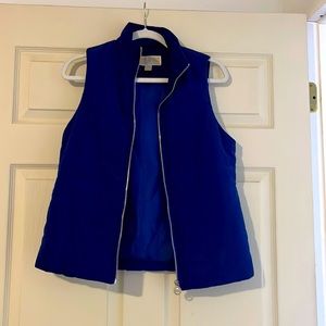 Michael Kors xs royal blue puffer vest